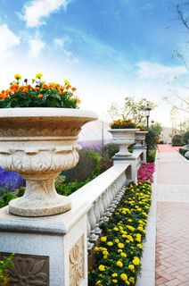 社区景观园林绿化高清图片