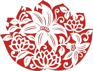 民俗剪纸矢量素材 窗花 喜庆素材 ...