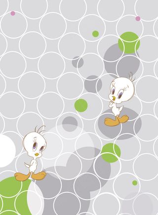 小鸭子 圆圈背景 丑小鸭