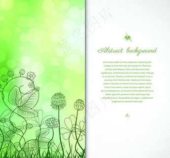 植物花纹封面图片