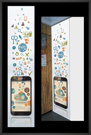 创业孵化基地张贴海报展板墙贴海报立...