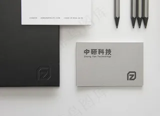 名片卡片设计效果图贴图样机模板素材