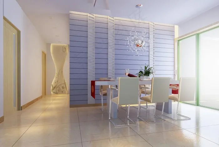 现代简约室内设计餐厅效果图