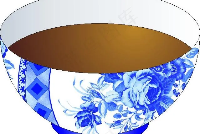 青花瓷cdr矢量模版下载