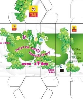 葡萄糖果包装图片