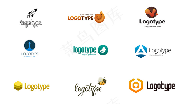 经典公司LOGO标志设计PSD素材