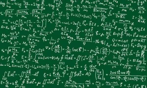 数学公式手写版矢量素材eps,ai矢量模版下载