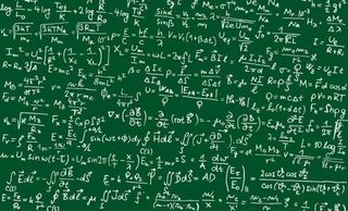 数学公式手写版矢量素材