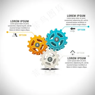 精致商务ppt设计元素统计图标矢量...