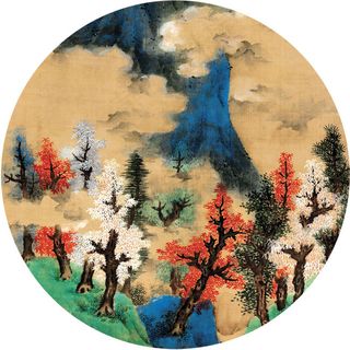 中式山水装饰画国画