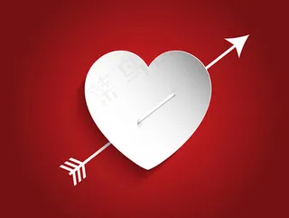 时尚一箭穿心设计矢量素材