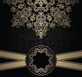 欧式花纹背景图片