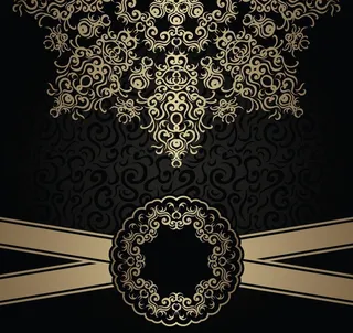 欧式花纹背景图片