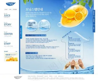 柠檬网页psd模板