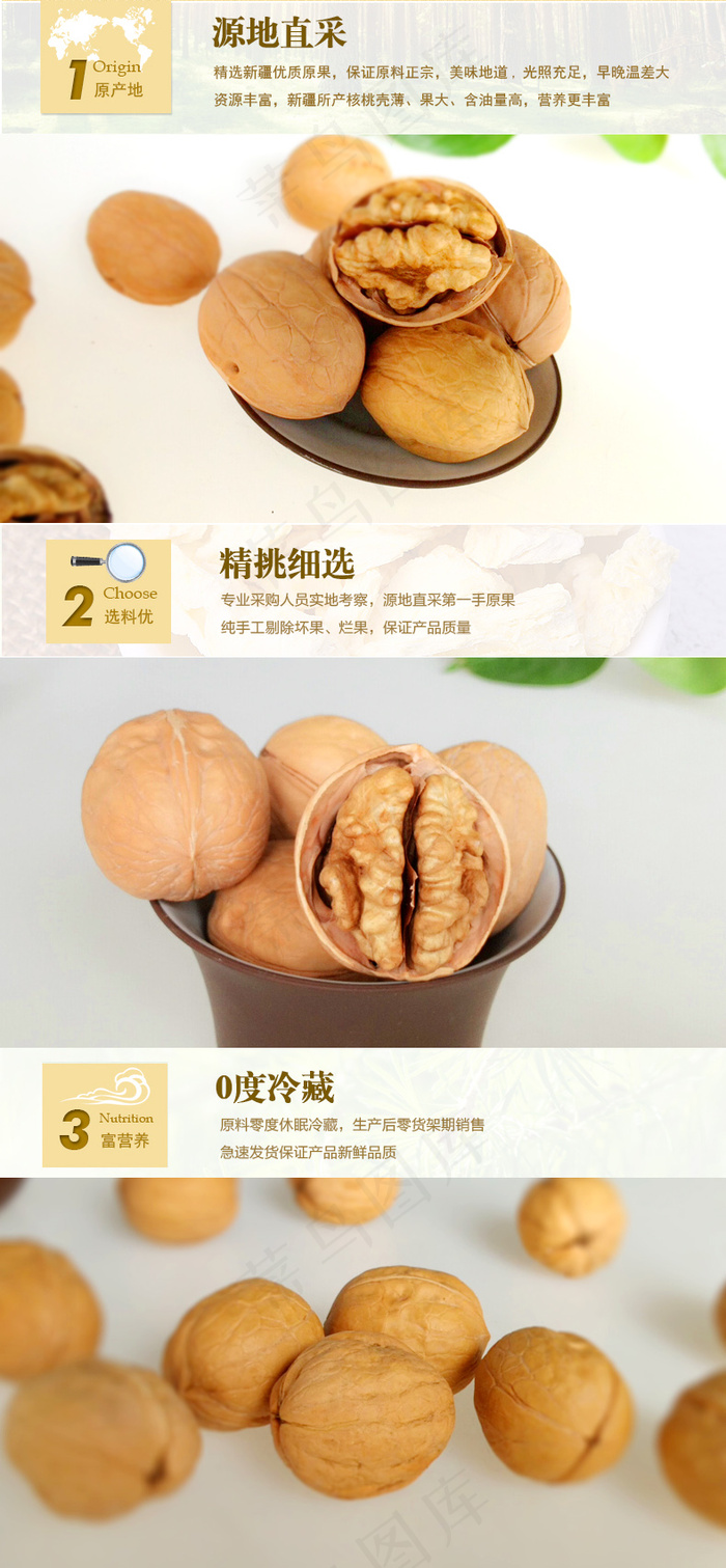 核桃详情页psd模版下载