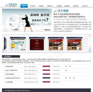 网络营销服务公司网页模板