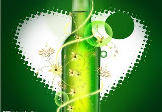 啤酒瓶psddiy时尚元素图片