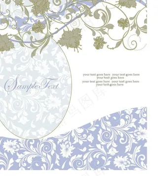 时尚花纹花卉图片