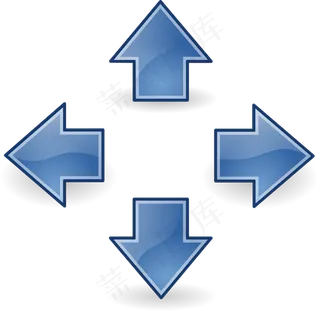 蓝色探戈风格的箭