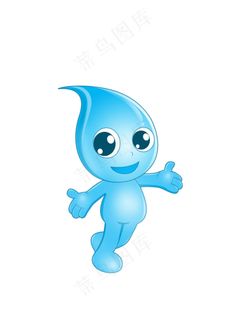 水滴人物图片