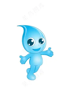 水滴人物图片
