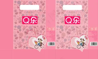 Q乐 糖果包装 手提袋设计