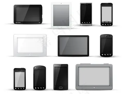 电子产品模板矢量素材