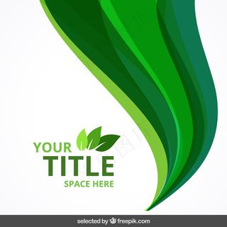 绿色背景矢量图