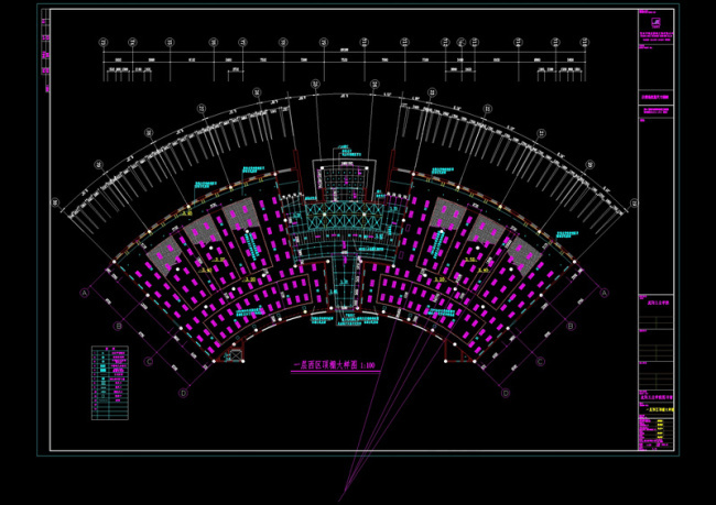 一层西区吊顶图