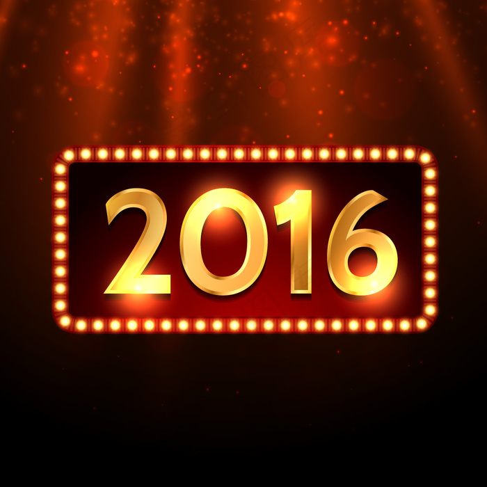 金新年2016大背景ai矢量模版下载