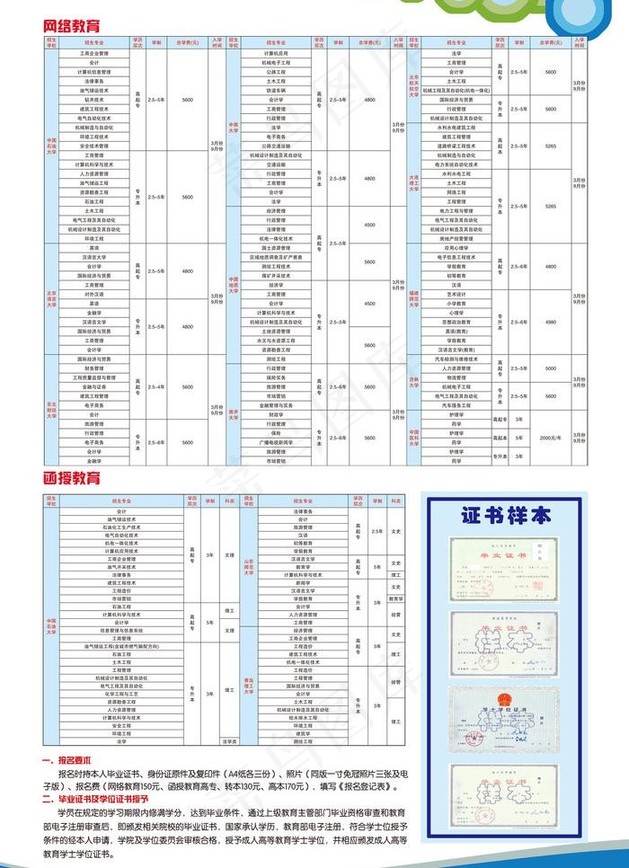 招生简章图片psd模版下载