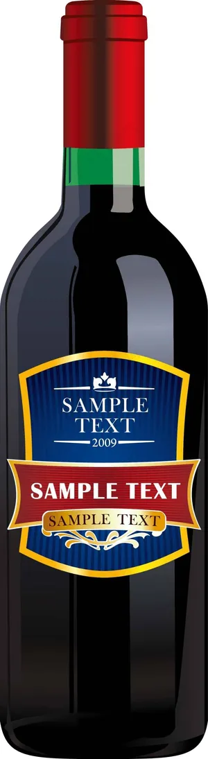 红酒和瓶贴瓶身贴