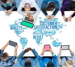 办公的商务团队