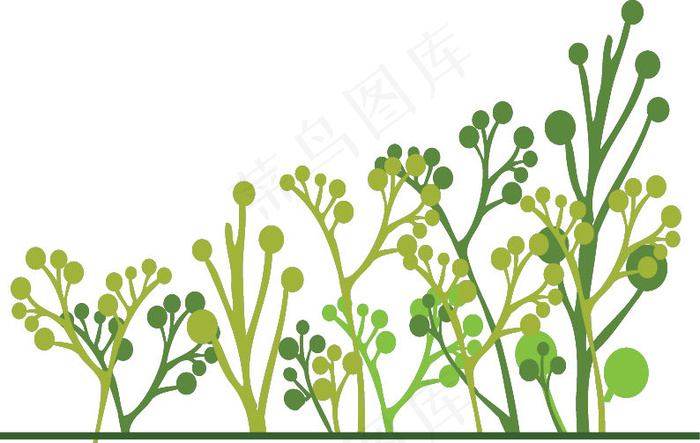 矢量树eps,ai矢量模版下载