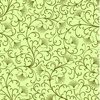 卷曲花纹矢量素材免费下载