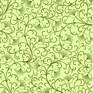 卷曲花纹矢量素材免费下载