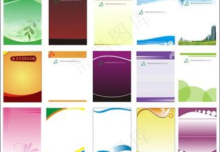 春天展板背景矢量图