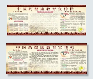 中医药健康教育宣传栏