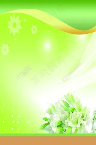 清新展板背景图片PSD素材