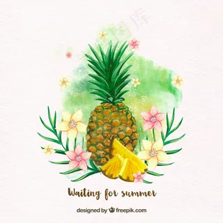 欢乐夏日海滨派对休闲时光旅游矢量