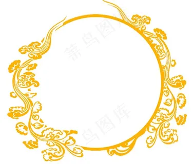 创意花边云纹框图片