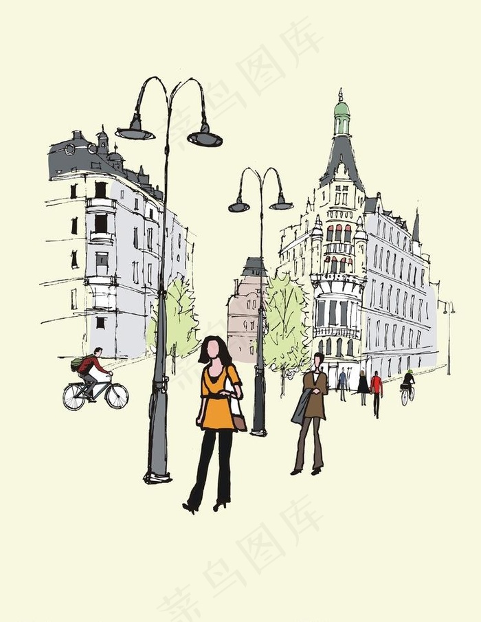 都市悠闲女性 妙龄女郎图片