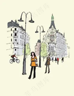 都市悠闲女性 妙龄女郎图片