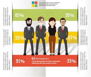 人物商务信息图