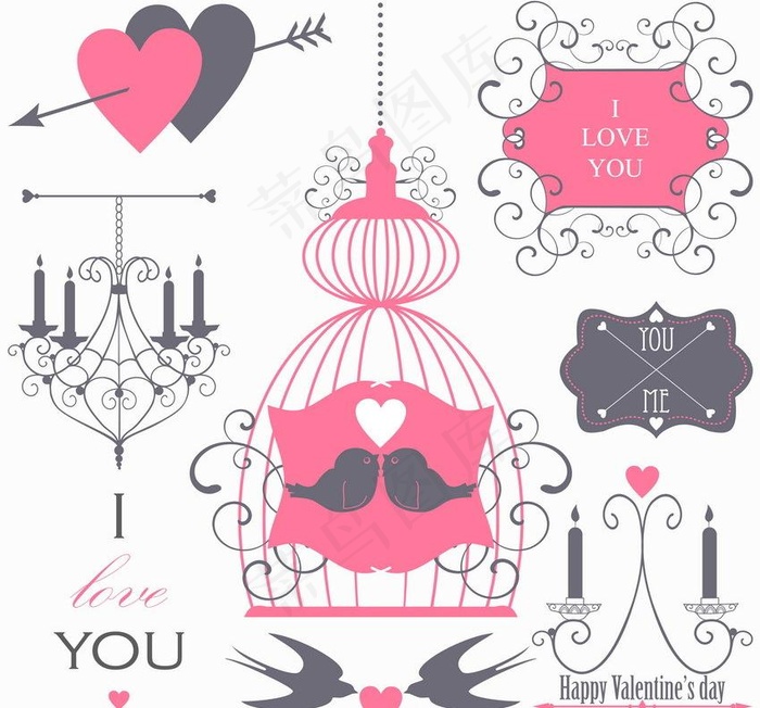 情人节素材图片