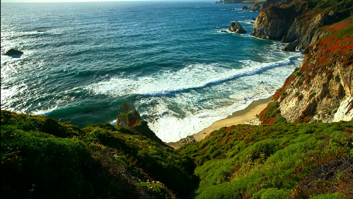 海滩风光图片