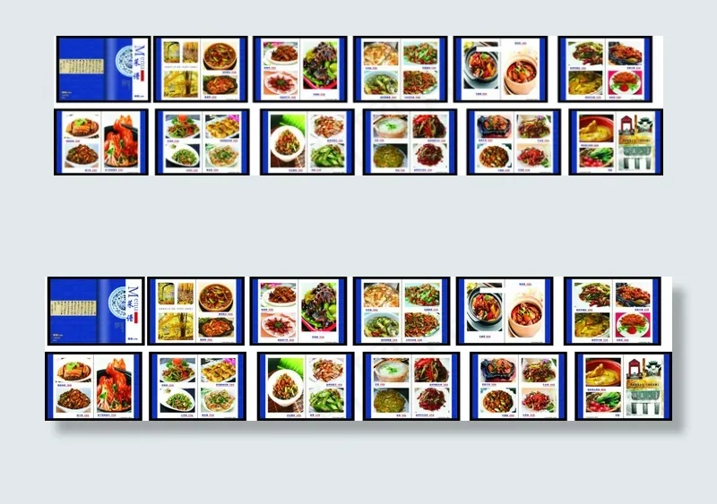 南雄土菜馆菜谱(210X297)cdr矢量模版下载