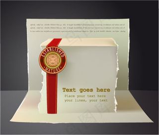 立体标签卡片05—矢量素材