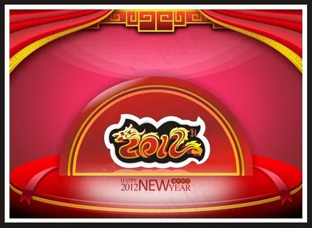2012龙年矢量素材 2012龙年矢量素材