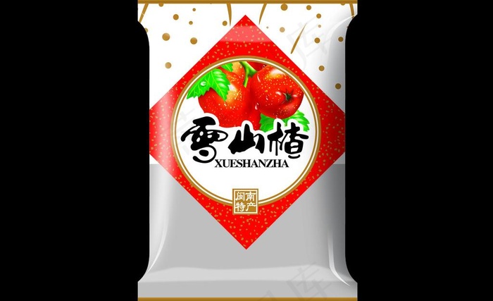 山楂包装图片psd模版下载